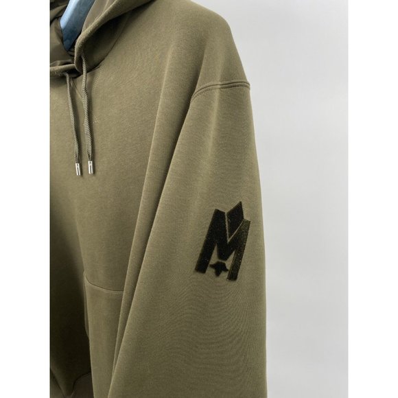 Mackage Olive green hoodie velvet branding size 2XL - Picture 5 of 6